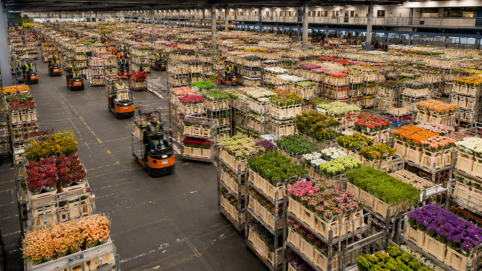 Largest Flower Market in the World