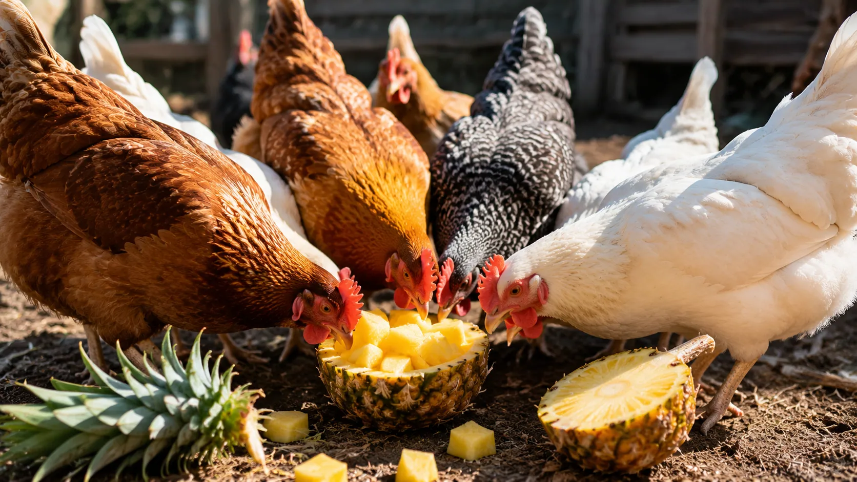 Can Chickens Eat Pineapple