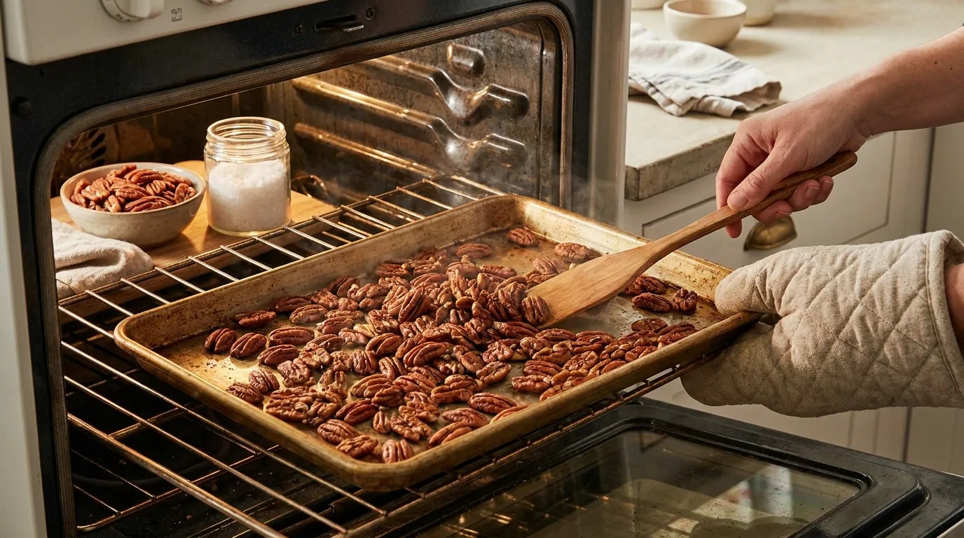 How to Roast Pecans in the Oven